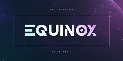 Equinox VP Font Poster 1