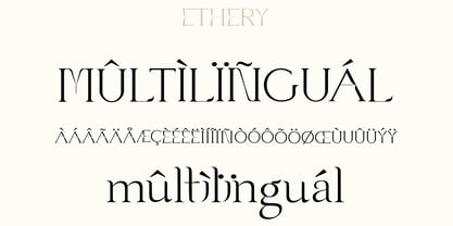 Ethery Font Poster 8