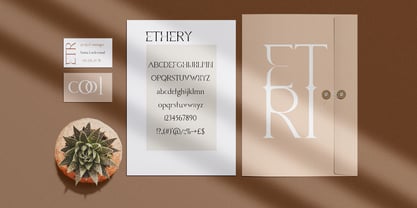 Ethery Font Poster 4