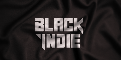 Black Indie Font Poster 1