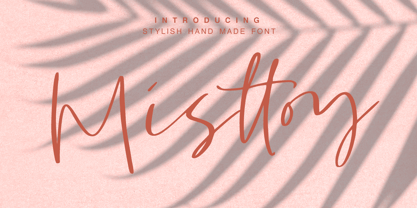 Misttoy Font Poster 8