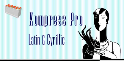 Kompress Pro Font Poster 1