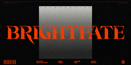 Brightfate Font Poster 1