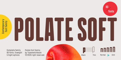 Polate Soft Font Poster 1