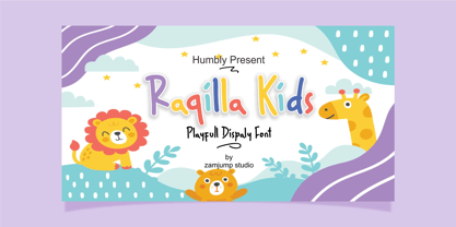 Raqilla Kids Font Poster 1