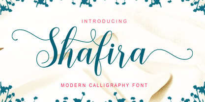Shafira Font Poster 1