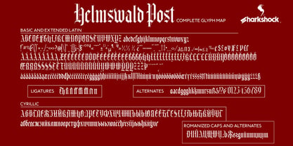 Helmswald Post Font Poster 5