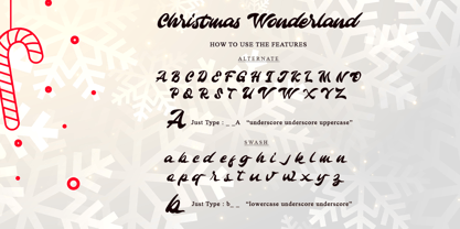 Christmas Wonderland Font Poster 10