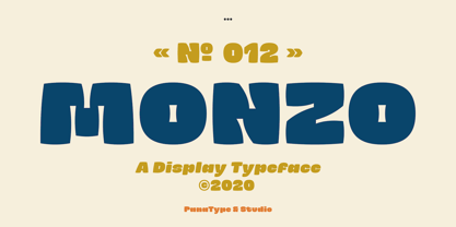 Monzo Font Poster 1