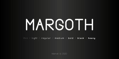 Margoth Font Poster 1