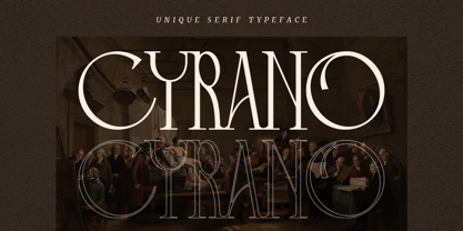 Cyrano Font Poster 1