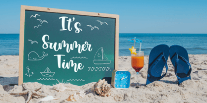 Summer Vacation Font Poster 7