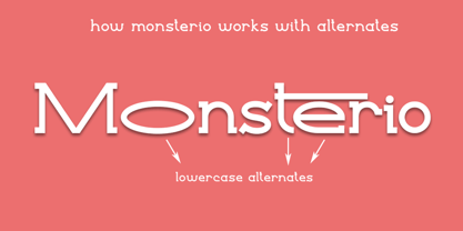 Monsterio Font Poster 4