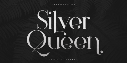 Silver Queen Font Poster 1