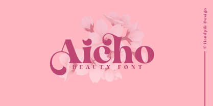 Aicho Font Poster 1