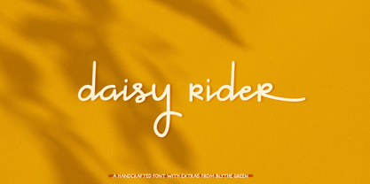 Daisy Rider Font Poster 1