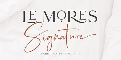 Le Mores Collection Font Poster 1