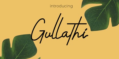 Gullathi Font Poster 1