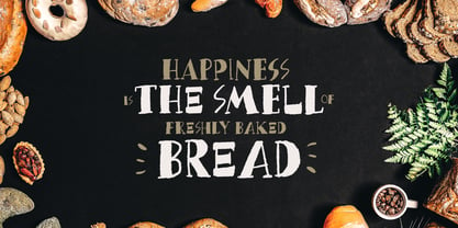 Bread Crumbs Font Poster 3