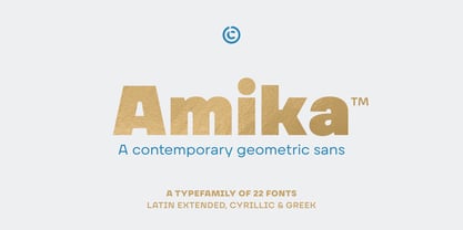 Amika Font Poster 1