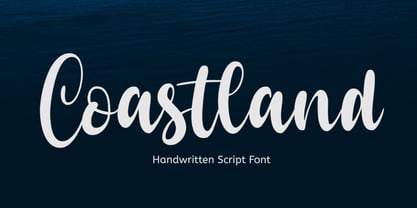 Coastland Font Poster 1