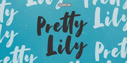Pretty Lily Font Poster 2