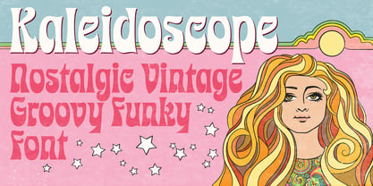 Kaleidoscope Font Poster 5