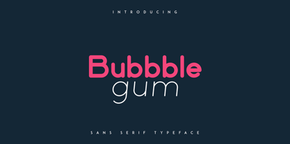 Bubbble Gum Font Poster 1