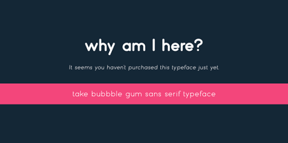 Bubbble Gum Font Poster 6