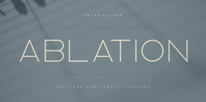 Ablation Font Poster 1