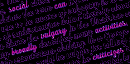 Vulgary Font Poster 2