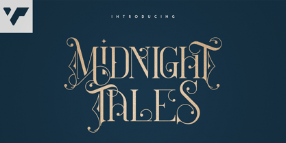 Midnight Tales Font Poster 1