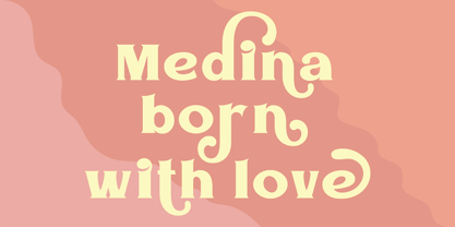 Medin Font Poster 3