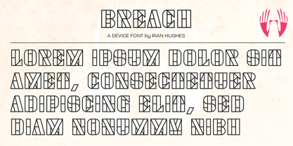 Breach Font Poster 9