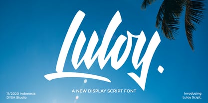Luloy Font Poster 1