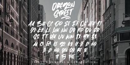 Oregon Street Font Poster 7