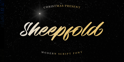 Sheepfold Font Poster 1