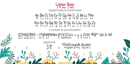 Winter Bells Font Poster 6