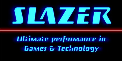 Slazer Font Poster 1