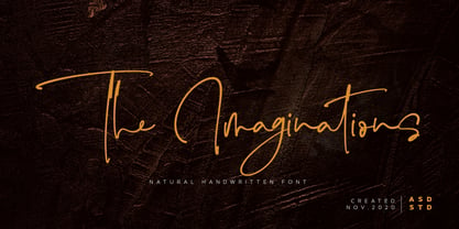 The Imaginations Font Poster 1