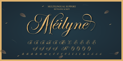 Bethaine Font Poster 4
