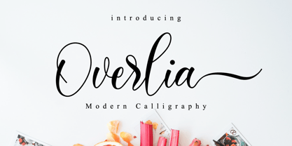 Overlia Font Poster 1