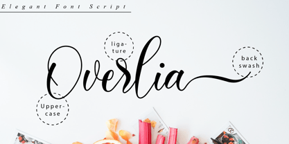 Overlia Font Poster 10