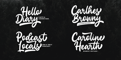 Carlhes Browny Font Poster 7
