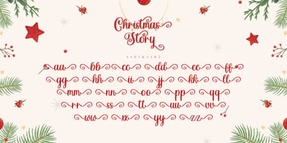 Christmas Story Font Poster 12
