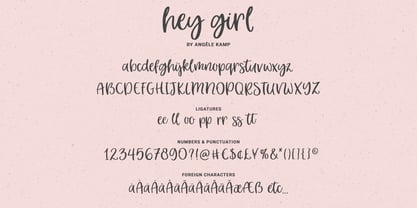 Hey Girl Font Poster 6
