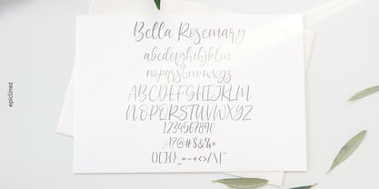 Bella Rosemary Font Poster 6