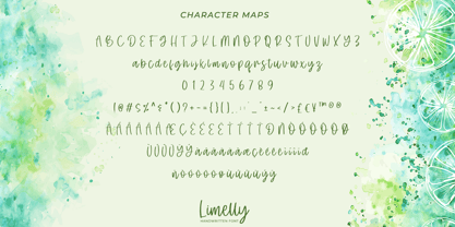 Limelly Font Poster 7