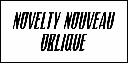 Novelty Nouveau JNL Font Poster 4