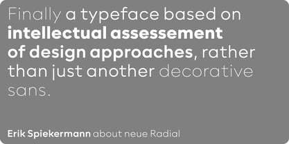 Neue Radial Font Poster 9